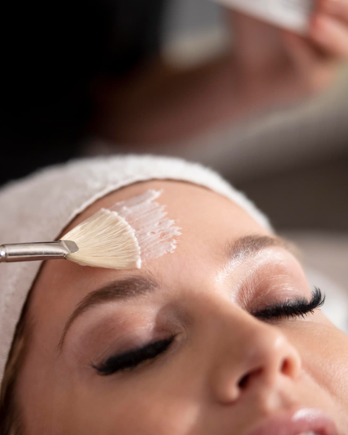 COOL Glow Peel treatment in progress at The One Clinic Leicester